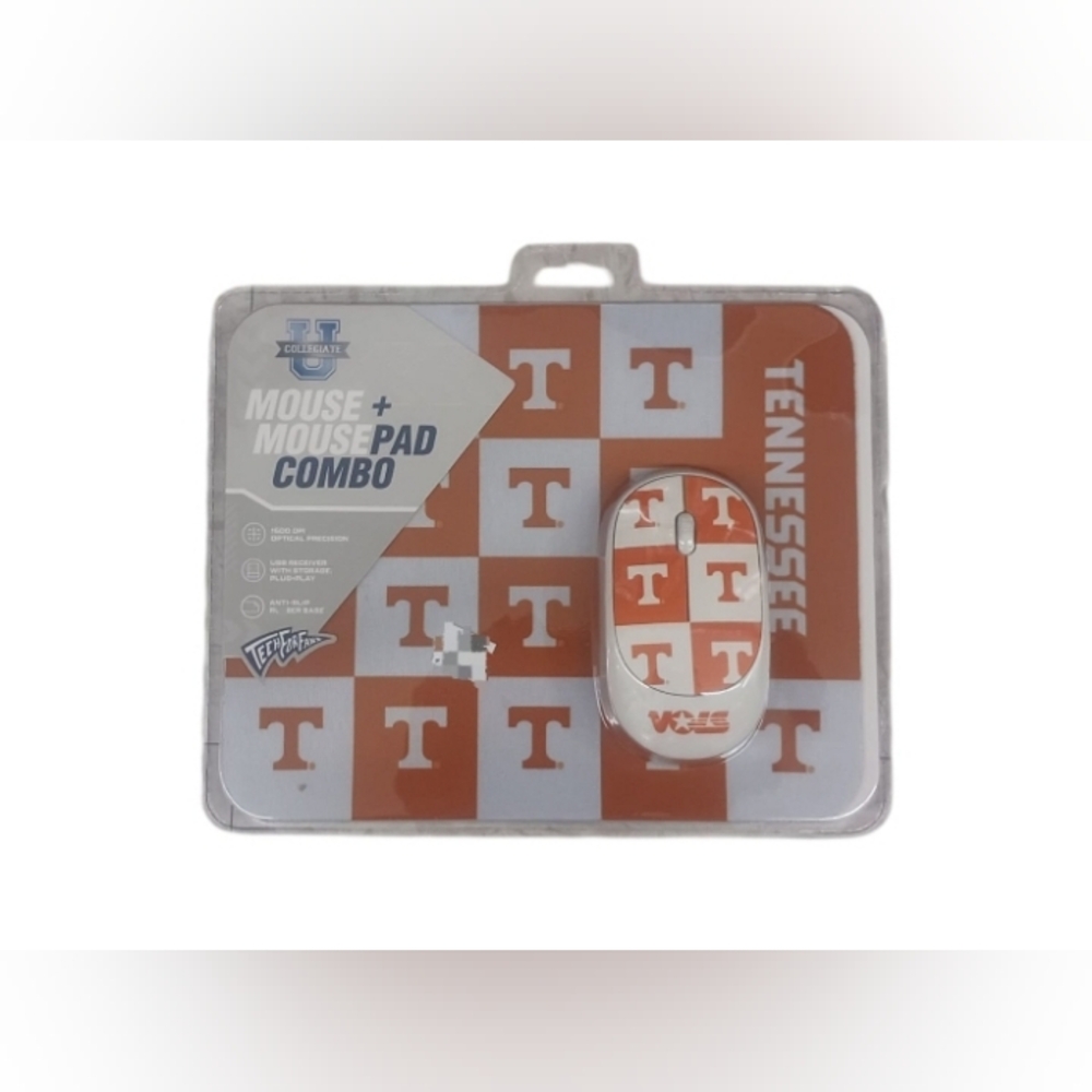 Deadstock NCAA University of Tennessee Volunteers Mouse and Mousepad Set